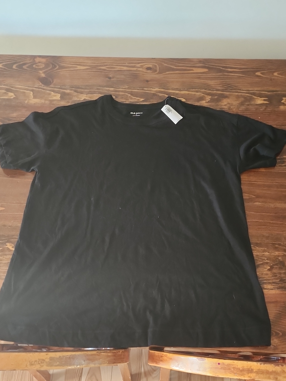 Old Navy Black Short Sleeve Crew T-Shirt for Men
